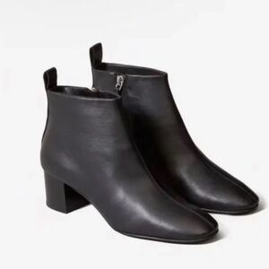 Everlane The Day Ankle Boot Italian Leather Black - NEW - Sz 9 1/2 (fits like 9)